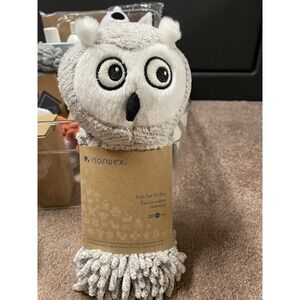 Norwex Pet to Dry Chenille Owl Kids Hand Towel